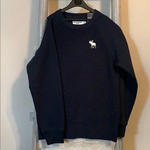 Navy Blue Knit Sweater